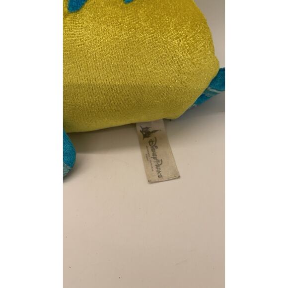 Flounder Plush Disney Parks The Little Mermaid Stuffed Animal Toy Authentic Fish - Picture 3 of 9